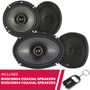 Kicker 4 Ohms 51KSC6504 6.5" Coaxial Speakers & 51KSC6904 6x9" Coaxial Speakers