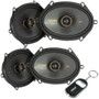Kicker KS-Series 2-Pack 51KSC6804 6x8" Coaxial Speakers w/ High Power Handling