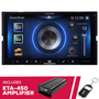 Alpine ILX-W770 6.75" Shallow-Chassis Multimedia and KTA-450 Amplifier