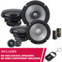 Alpine R-Series R2-S65 6.5" Coaxial Speakers & R2-S65C 6.5" Component Speakers