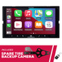 Alpine iLX-W670-M 6.75" 2-DIN Multimedia Receiver w/ Spare Tire Rear View Camera