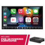 Alpine ILX-507 7"" Multimedia Receiver with PWE-S8 8"" Compact Powered Subwoofer