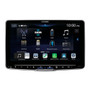 Alpine ILX-F509 9"" Multimedia Receiver with PWE-S8 8" Compact Powered Subwoofer