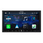 Alpine ILX-407 7"" Multimedia Receiver with PWE-S8 8"" Compact Powered Subwoofer