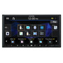 Alpine ILX-407 7"" Multimedia Receiver with PWE-S8 8"" Compact Powered Subwoofer