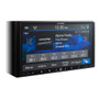 Alpine ILX-407 7"" Multimedia Receiver with PWE-S8 8"" Compact Powered Subwoofer