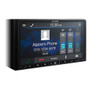 Alpine ILX-407 7"" Multimedia Receiver with PWE-S8 8"" Compact Powered Subwoofer