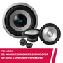 Alpine S2-W10D4 10" Component Subwoofer w/ S2-S65C 6.5" Component 2-Way Speakers