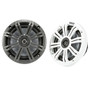 Open Box Kicker 45KM654 6-1/2" Marine Speakers with Charcoal and White Grilles