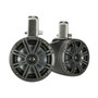 Open Box Kicker 45KMTC65 6-1/2" Marine Coaxial Tower Speakers (Charcoal/Black)