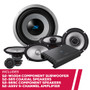 Alpine S2-W10D4 10" Subwoofer w/ S2-S65, S2-S69C Speakers & S2-A55V Amplifier