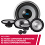 Alpine S2-W12D4 12" Subwoofer w/ S2-S69 Coaxial & S2-S80C Component Speakers