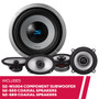 Alpine S2-W10D4 10" Subwoofer with S2-S50 5.25" & S2-S69 6x9" Coaxial Speakers