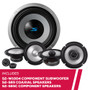Alpine S2-W10D4 10" Subwoofer with S2-S65 Coaxial and S2-S65C Component Speakers