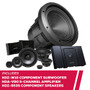 Alpine HDZ-W10 10" Subwoofer w/ HDA-V90 Amp & HDZ-653S 3-Way Component Speakers