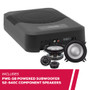 Alpine S-Series PWE-S8 8" Powered Subwoofer with S2-S40C 4" Component Speakers