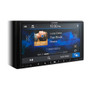 Alpine ILX-407 7" 2-DIN Multimedia Receiver with S2-S40C 4" Component Speakers