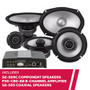 Alpine S2-S69C Component Speakers w/ PXE-C80-88 Amp & S2-S65 Coaxial Speakers