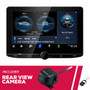 Kenwood DMX1058XR 10.1" 1-DIN Multimedia Receiver and CMOS-130 Rear View Camera
