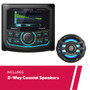 Kenwood eXcelon KMR-XM500 Digital Media Receiver w/ XM65BL 6.5" Coaxial Speakers