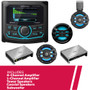 Kenwood eXcelon KMR-XM500 Receiver w/ Amp, Subwoofer, Tower & Coaxial Speakers