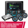 Kenwood eXcelon KMR-XM500 Receiver w/ Coaxial Speakers, Amp and Tower Speakers