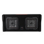 Used Kicker 49DL7TDF122 Dual Down-Firing 12" L7T 2 Ohm 1200W RMS Subwoofer Enclosure