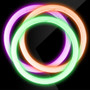 New, Open Box Kicker 50KLSR65 6.5" Weather-Proof Polycarbonate Led Lighted Speaker Ring (Pair)