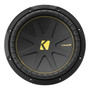 New, Open Box Kicker 50CWCD124 CompC Series 12" 150 Watts RMS 4 Ohm Dual-Voice-Coil Subwoofer