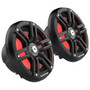 New, Open Box Rockford Fosgate M2-65B M2 Series 6-1/2" Color-Optix Marine Speakers (Black)
