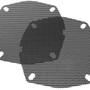 Open Box Kenwood Excelon CA-GRL98SG Motorcycle Speaker Grilles for 1998-13 Street Glides