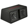 Kicker 45DL7R122 Dual Subwoofers in the CWR Style Vented Enclosure, 2-Ohm, 1200W