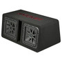 Kicker 45DL7R122 Dual Subwoofers in the CWR Style Vented Enclosure, 2-Ohm, 1200W