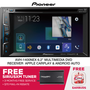 RFRB Pioneer AVH-1400NEX 6.2" DVD CarPlay & Free SiriusXM Tuner