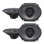 Alpine 2 Pack R-S68 R Series 6x8 Inch Coaxial 2 Way 300 Watts Car Speakers