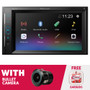 Pioneer DMH-241EX 6.2" Double-DIN Digital Multimedia Receiver w/ Bullet Camera