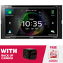 JVC KW-V960BW 6.8" DVD & Apple CarPlay/Android Auto w/ Backup Camera