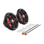 OPEN BOX Rockford Fosgate M2-65B 6.5" Color Optix Marine 2 Way Speakers (Black)