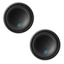 Alpine Pair of S-W12D2 12 Inch S-Series Subwoofers with Dual 2-Ohm Voice Coils