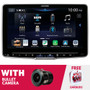 Alpine ILX-F509 9" Multimedia & (Does Not Play Discs) w/ Bullet Camera