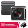 Alpine S-A60M Mono Power Amplifier with R2-SB12V 12 Inch Subwoofer Enclosure