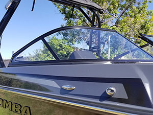 Moomba boat with window tint Colorado Springs