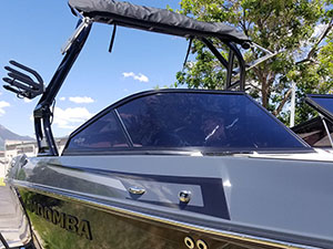 Moomba boat with window tint Colorado Springs