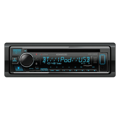 Kenwood Excelon KDC-X305 Single DIN CD with Bluetooth and Amazon Alexa