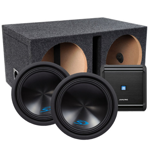 Alpine Bass Package SWS-12D4 12