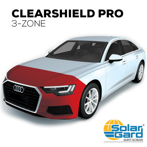 3-Zone Clear Bra Pro - Clearshield Pro Paint Protection by Solar Gard