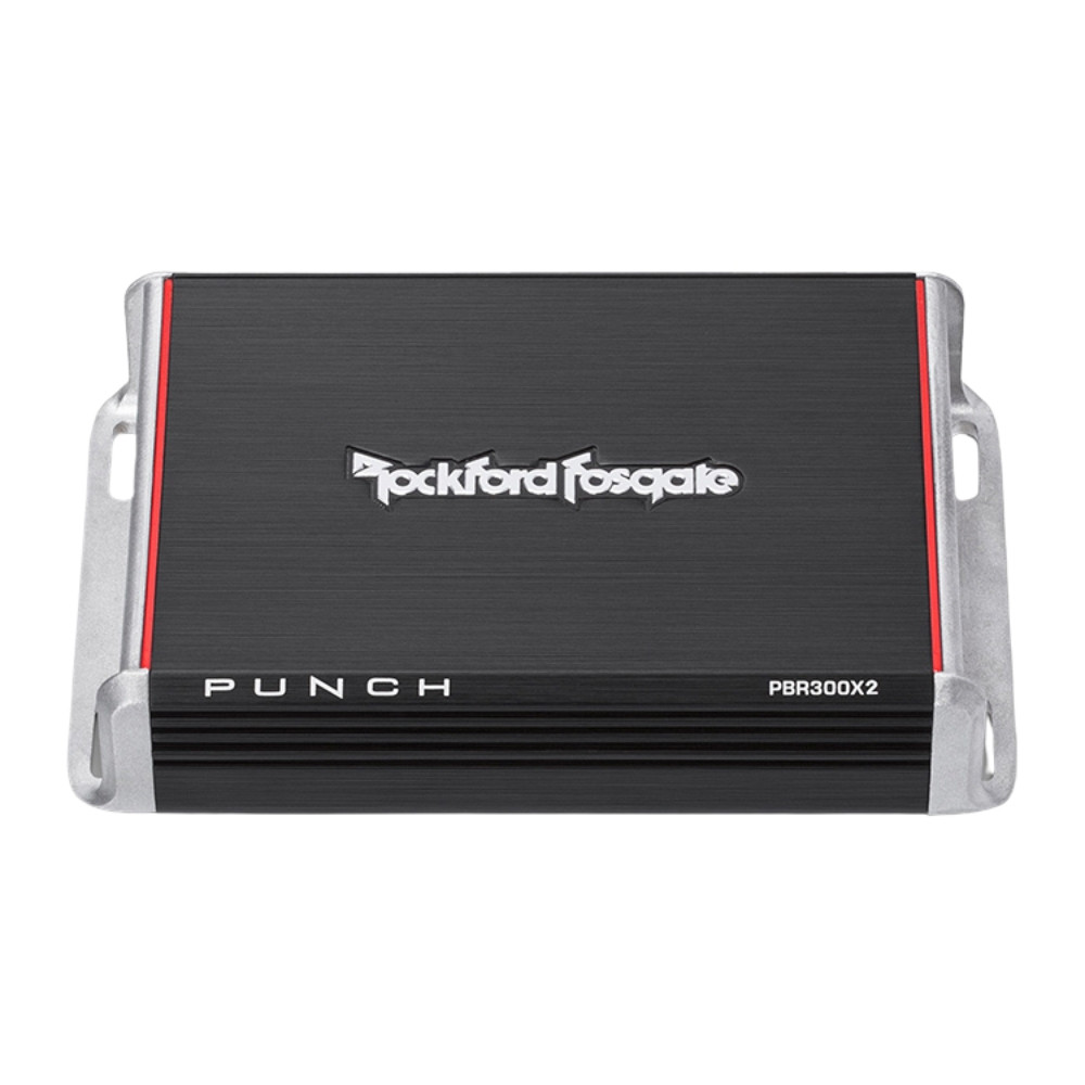 Image of ROCKFORD FOSGATE PBR300X2 2-CHANNEL 300 WATTS CAR AMPLIFIER PBR300X2