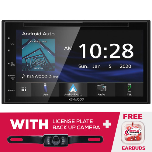 Kenwood DDX5707S DVD & License Plate Camera