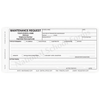 Maintenance Request (187) 4 part carbonless form with optional imprint