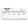 Bilingual Uniform Notice - 4 part carbonless form with English and Spanish parent copies (210)
